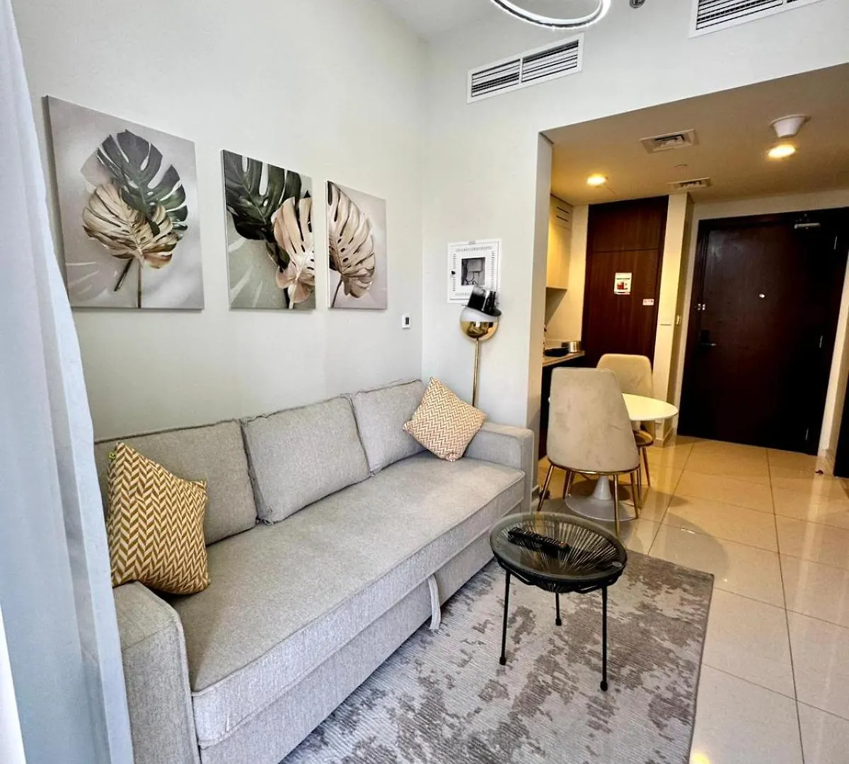 Chic 1-Bedroom Retreat With Stunning Canal View Near Burj Khalifa & Business Bay Dubai Apartment