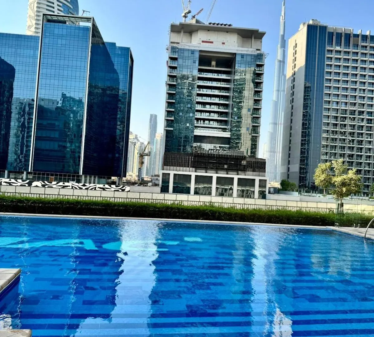 Chic 1-Bedroom Retreat With Stunning Canal View Near Burj Khalifa & Business Bay Dubai Apartment