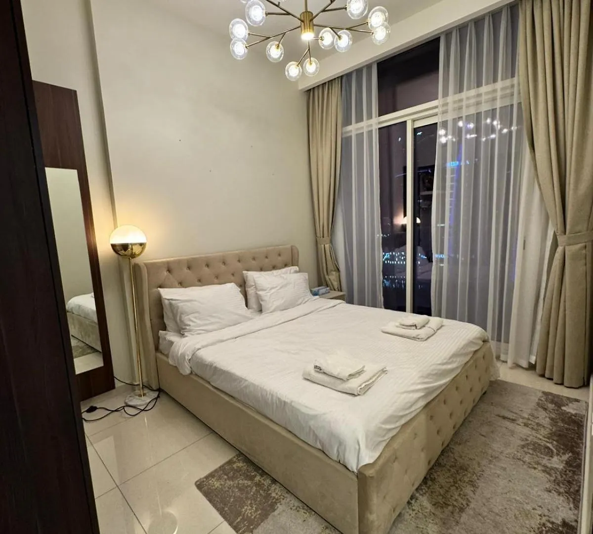 Chic 1-Bedroom Retreat With Stunning Canal View Near Burj Khalifa & Business Bay Dubai Apartment