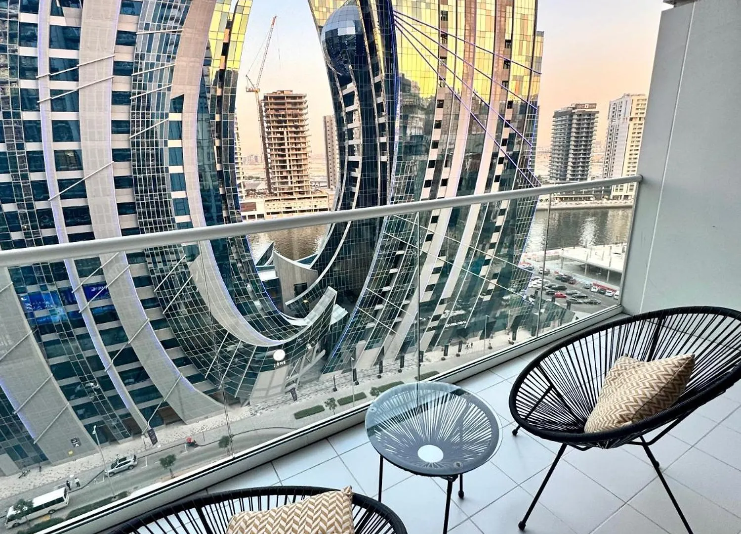 Chic 1-Bedroom Retreat With Stunning Canal View Near Burj Khalifa & Business Bay Dubai